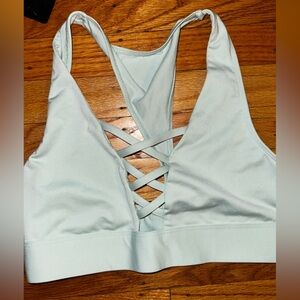 PINK Victoria's Secret Light Blue Sports Bra